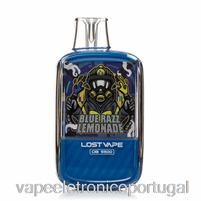 Vape Eletronico Vape Perdido Ob5500 Limonada Azul Razz Descartável